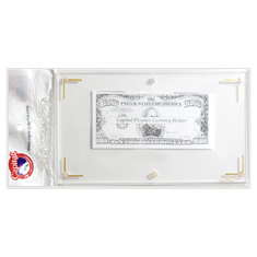 Currency or Post Card Holder