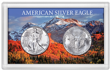 ASE Frosty Case - Snow-Capped Mountain - Holds 2 ASE Coins