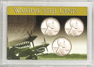 Steel Cent Holder, Flying Tigers Frosty Case