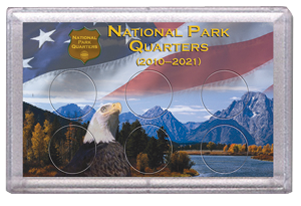 National Parks Flag and Eagle Design Frosty Case - 6 Hole