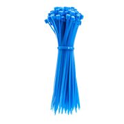 8" Nylon Cable Zip Tie 50lbs - Blue