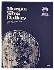 Morgan Silver Dollar Folder #2 1884 - 1890