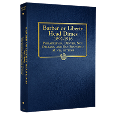Barber Dime Album 1892-1916