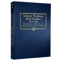 Walking Liberty Half Dollar Album 1916-1947