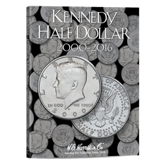 Kennedy Half Dollar Folder #3 2000-2016
