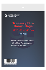 Shield Bag for Treasury Comics - 10 1/2 x 13 1/2 + 2 inch flap