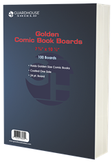 Golden Comic Book Boards (7 5/8 x 10 1/2) - 100 Pack