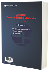 Golden Comic Book Boards (7 5/8 x 10 1/2) - 100 Pack