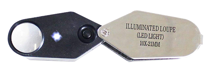 10x Loupe with LED Light - 21mm