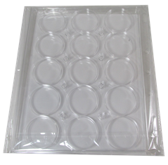 15 slots ENCAP Clear Coin Capsules Pages (Fits Guardhouse XL, Ligththouse 44/45, Airtite I)
