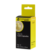 1/4 oz Gold Eagle Direct-Fit Coin Capsules - 10 Pack