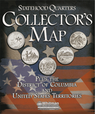 Statehood Quarters Map Oversized Folder
