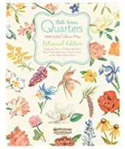 State Series Quarters 1999-2009 Collector Map - Botanical Edition