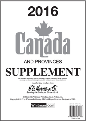 2016 Canada Stamp Supplement