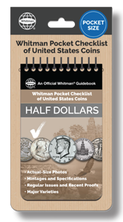 Whitman Pocket Checklist of United States Coins: Half Dollars