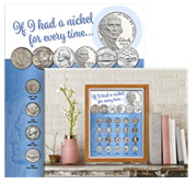 Whitman Deluxe Coin Board: Nickel