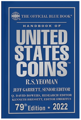 2022 Blue Book, Handbook of US Coins Hardcover