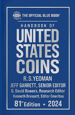 2024 Blue Book, Handbook of US Coins, Hardcover