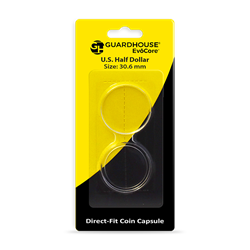 Half Dollar Direct Fit Guardhouse Capsule - Retail Card
