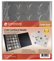 Coin Capsule Page - Large (PET Vac Form)