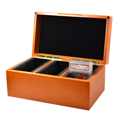 Wood Display Box for 45 PSA Slabs (OLDER SLABS ONLY)