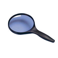 Round Hand Magnifier - 5" Diopter