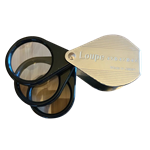 Triple Folding Magnifier - 4x, 8x, 12x