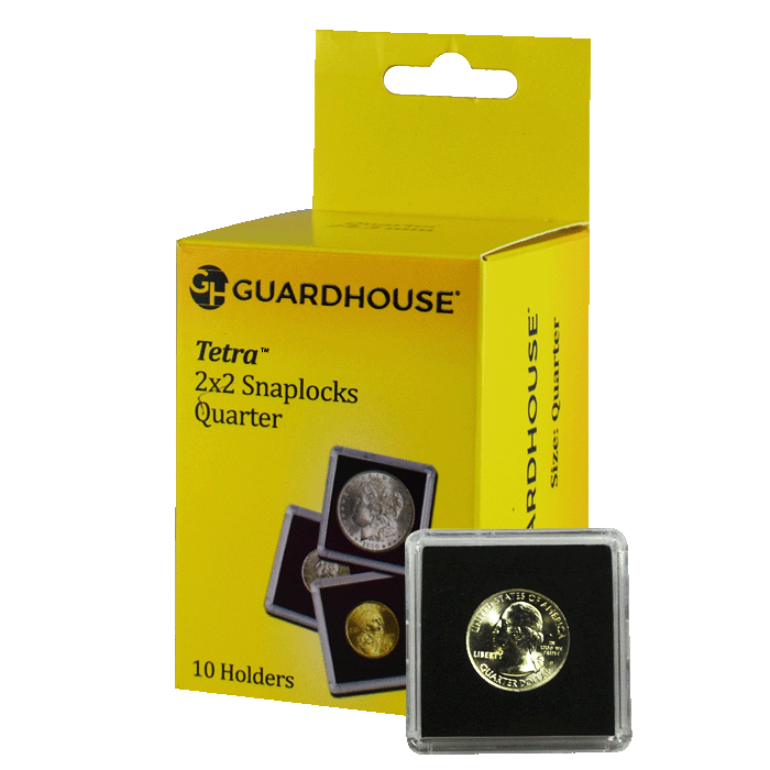 Guardhouse 2x2 Coin Holders – You Pick 50 – Snaplocks For Penny, Nickel, Dime, Dollar